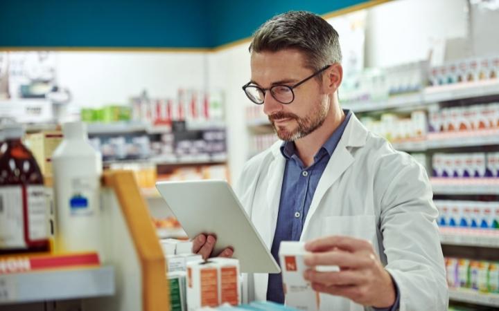 Pharmacist learning about medical cannabis