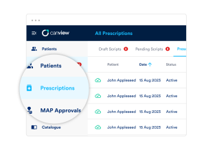 Prescriptions Tab-Prescriber